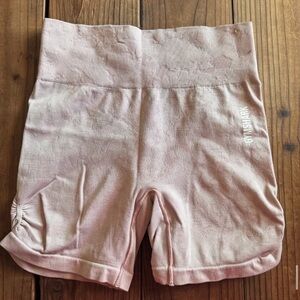 Gymshark Women's Light Pink Bike Shorts